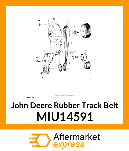 TIMING BELT MIU14591