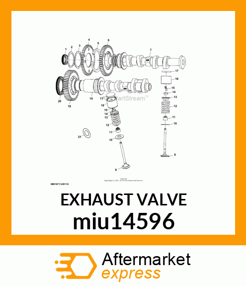 EXHAUST VALVE miu14596