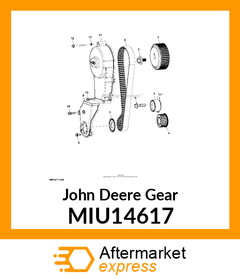 TIMING GEAR MIU14617