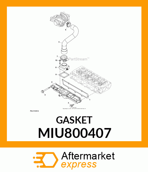 GASKET, MANIFOLD MIU800407