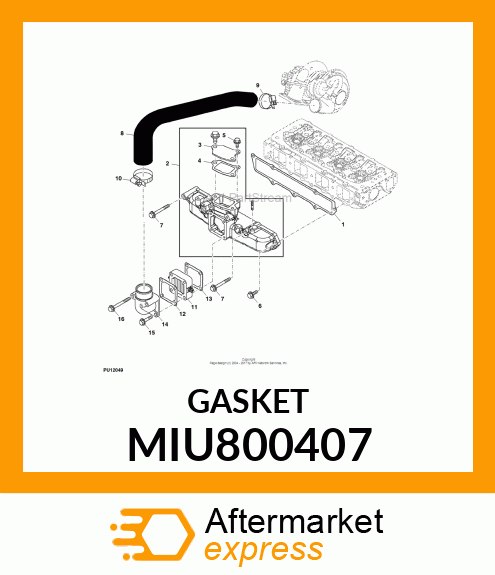 GASKET, MANIFOLD MIU800407