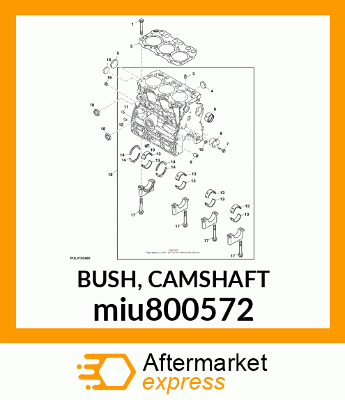 BUSH, CAMSHAFT miu800572