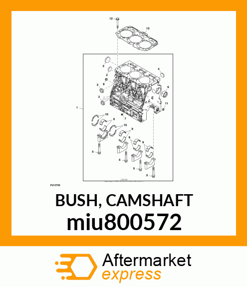 BUSH, CAMSHAFT miu800572