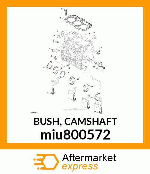 BUSH, CAMSHAFT miu800572