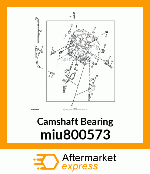 BUSH, CAMSHAFT miu800573