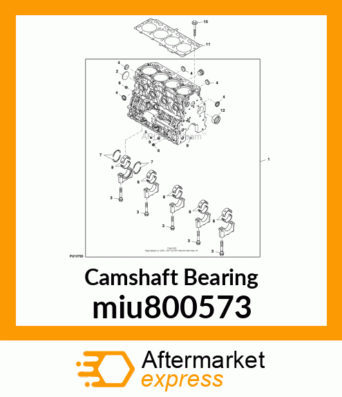 BUSH, CAMSHAFT miu800573