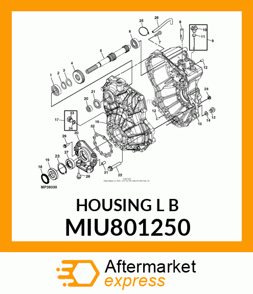 HOUSING L B MIU801250