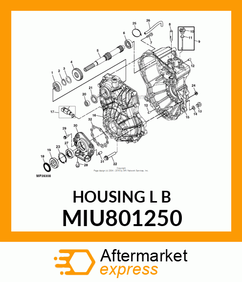 HOUSING L B MIU801250