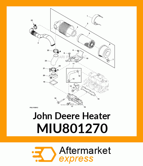 HEATER, AIR MIU801270