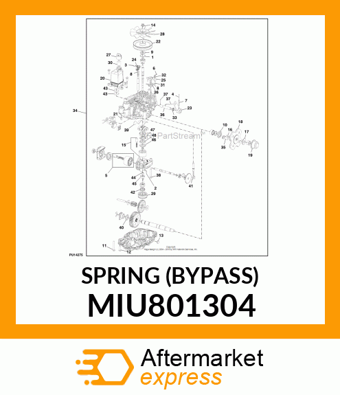 SPRING (BYPASS) MIU801304