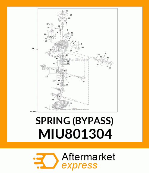 SPRING (BYPASS) MIU801304