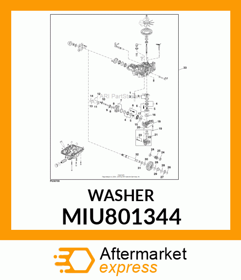 WASHER 30X37.5X2 MIU801344