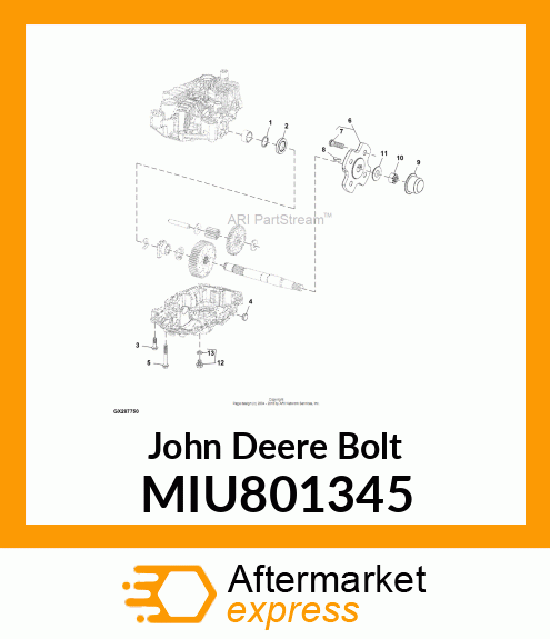 BOLT MIU801345