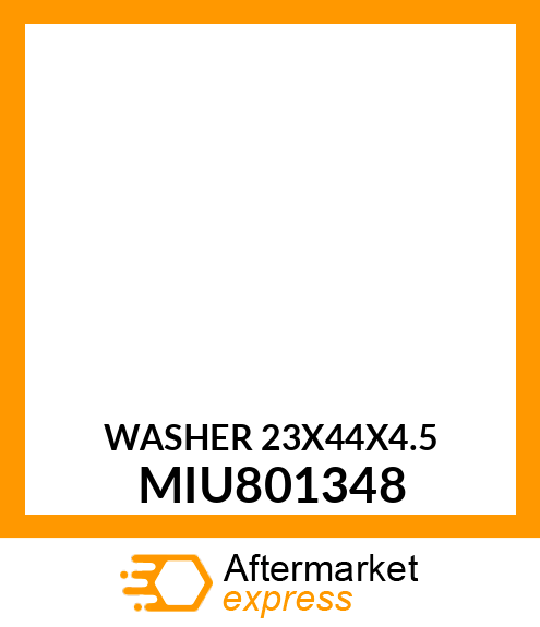 WASHER 23X44X4.5 MIU801348