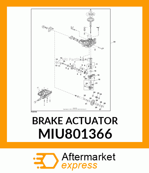 BRAKE ACTUATOR MIU801366