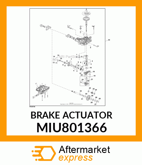 BRAKE ACTUATOR MIU801366