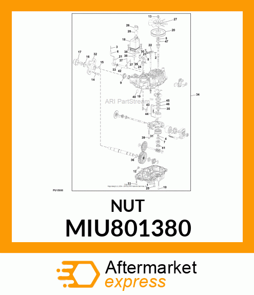 LOCK NUT 3/4 MIU801380