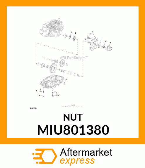 LOCK NUT 3/4 MIU801380