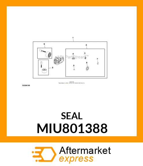 SEAL, TC284708 MIU801388