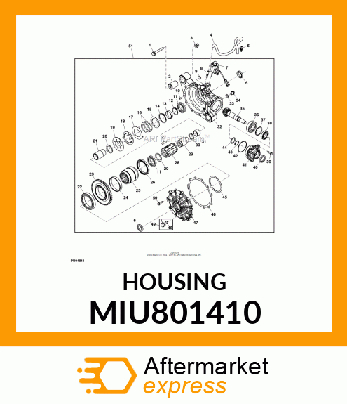 HOUSING MIU801410