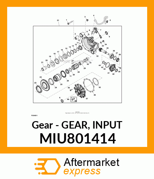 Gear - GEAR, INPUT MIU801414