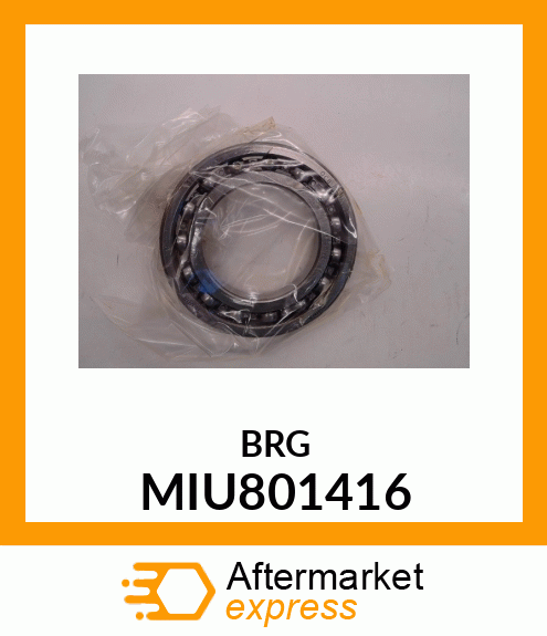 BALL BEARING, DEEP GROOVE MIU801416