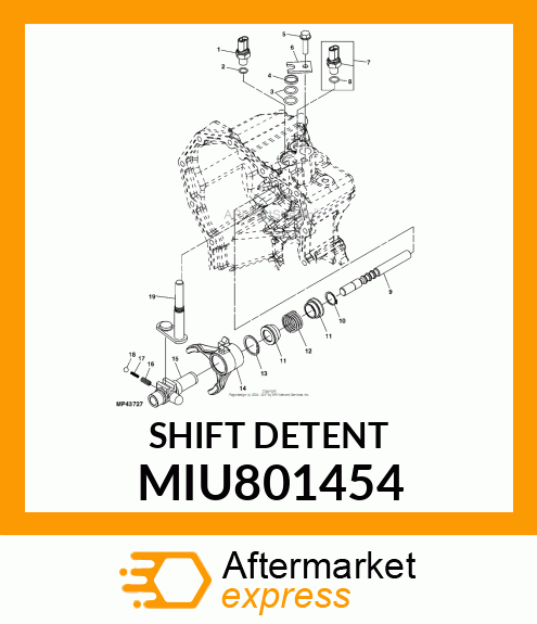 SHIFT DETENT MIU801454