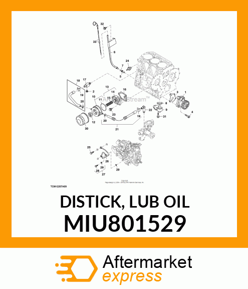 DISTICK, LUB OIL MIU801529