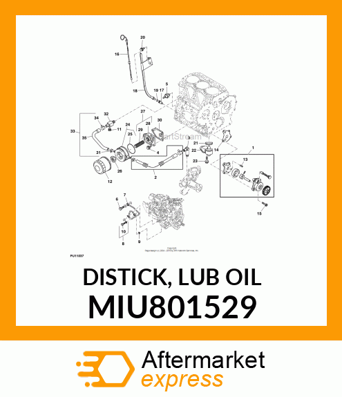 DISTICK, LUB OIL MIU801529