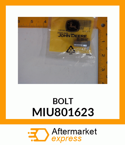 BOLT,PIPE JOINT MIU801623