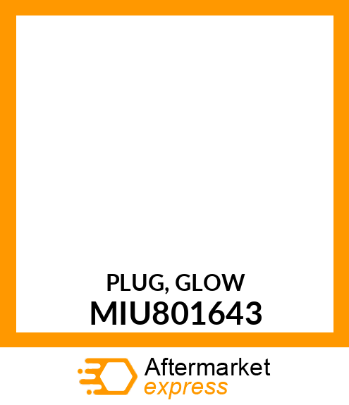 PLUG, GLOW MIU801643