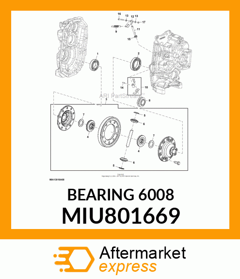 BEARING 6008 MIU801669