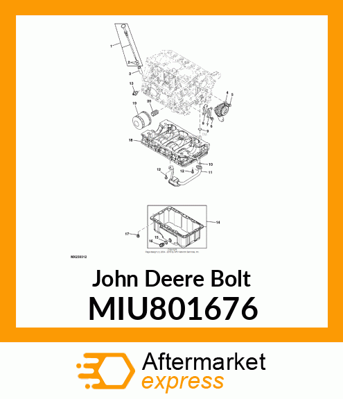 BOLT MIU801676