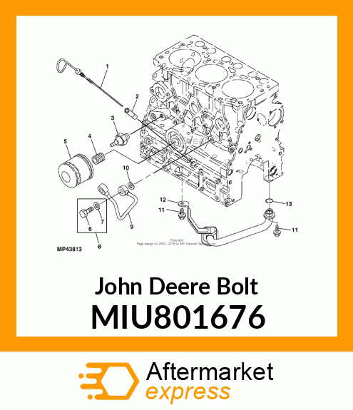 BOLT MIU801676