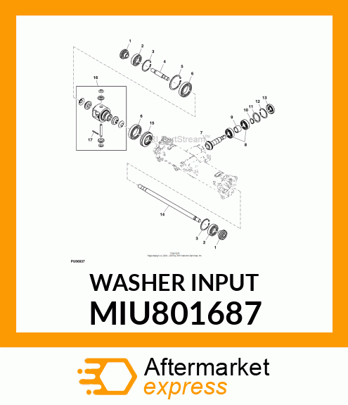 WASHER INPUT MIU801687