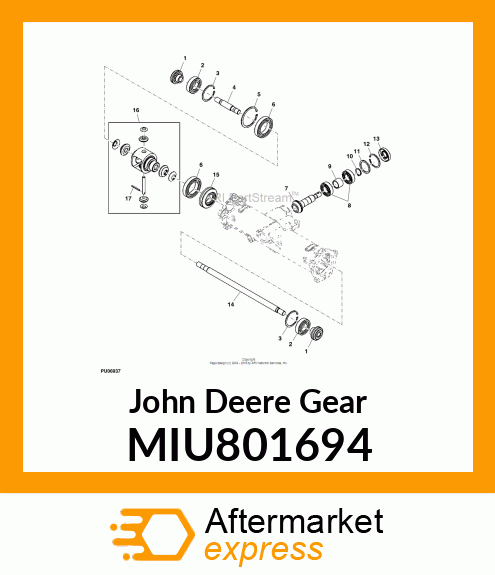 GEAR 23T MIU801694