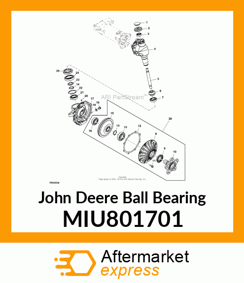 BEARING 6006 RSH2 MIU801701