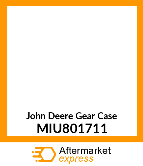 FRONT GEAR CASE MIU801711