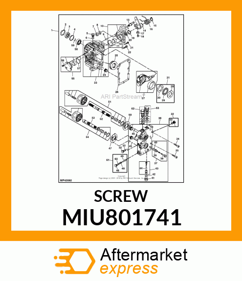 SEAL BOLT M8 MIU801741