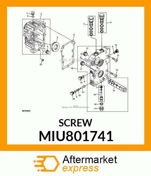 SEAL BOLT M8 MIU801741