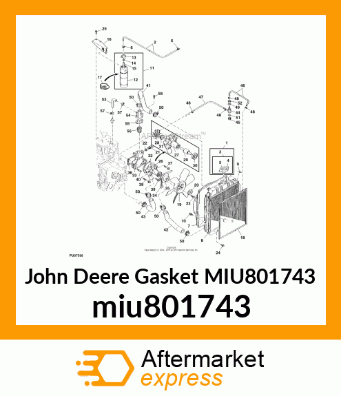 GASKET, CW miu801743