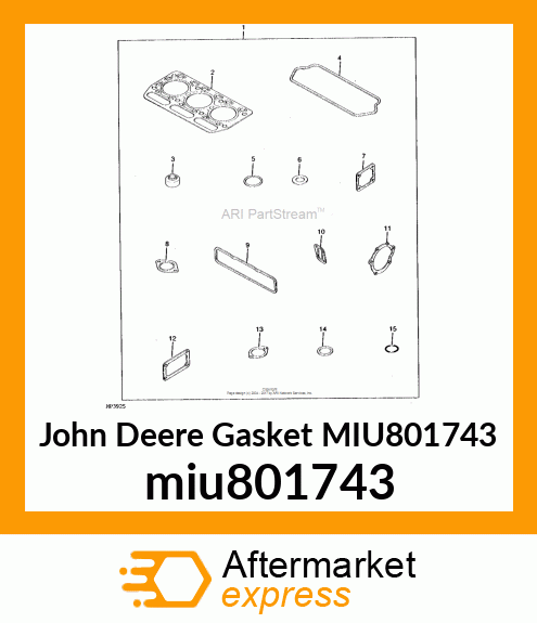 GASKET, CW miu801743