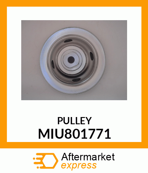 PULLEY 6 MIU801771