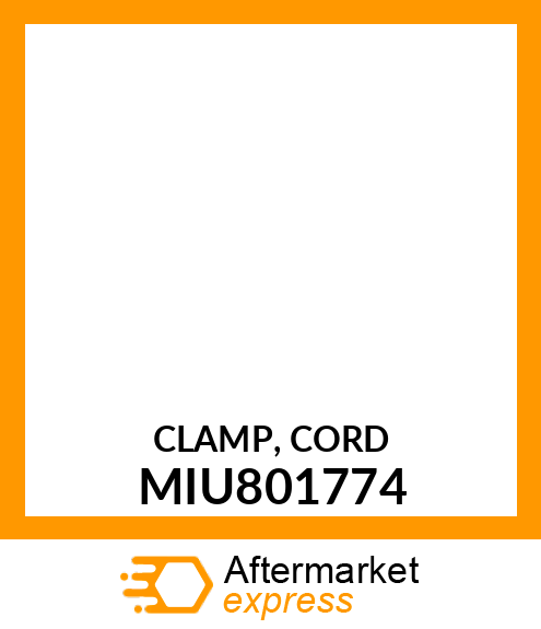 CLAMP, CORD MIU801774