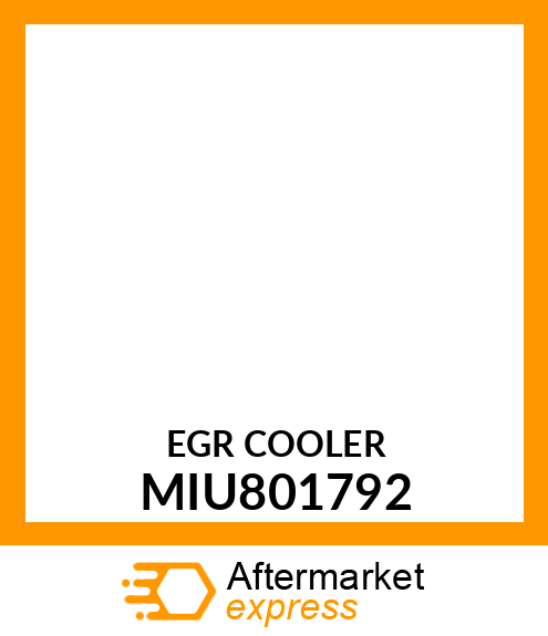 EGR COOLER MIU801792