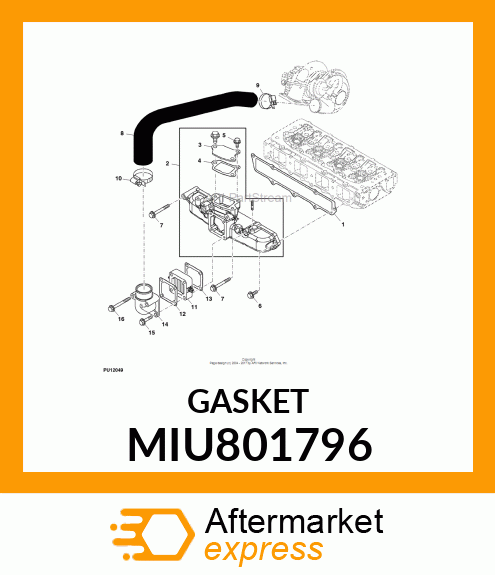 GASKET MIU801796