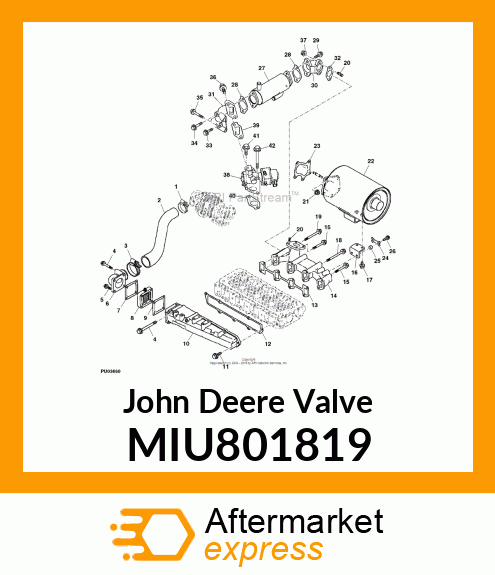 EGR VALVE MIU801819