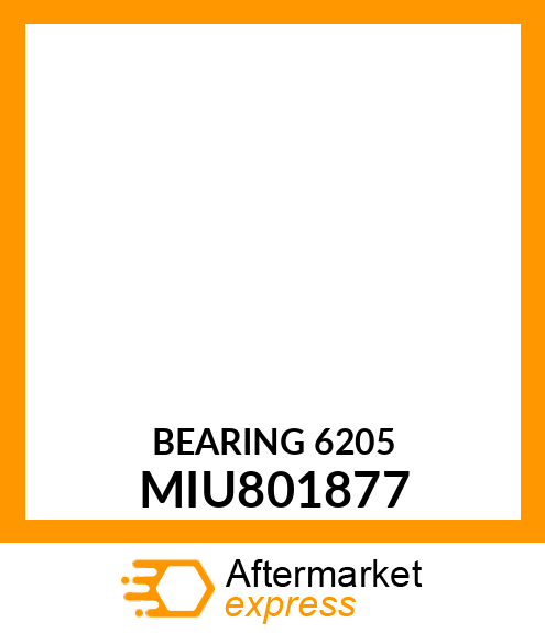 BEARING 6205 MIU801877