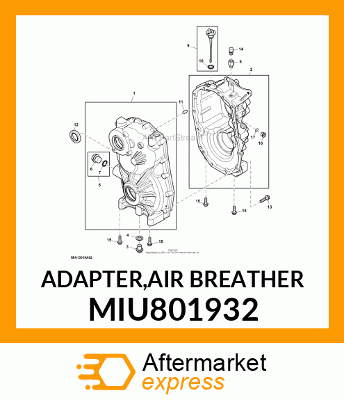 ADAPTER,AIR BREATHER MIU801932