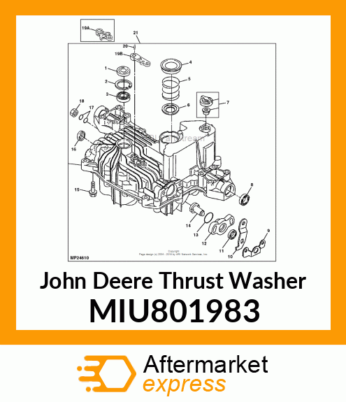 WASHER, THRUST MIU801983